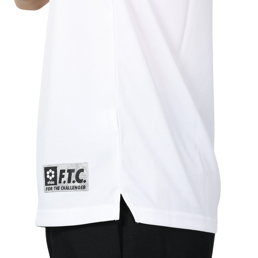 スフィーダ（SFIDA）（メンズ）サッカー フットサルウェア Challenger プラクティス半袖Tシャツ SA-23115 WHT