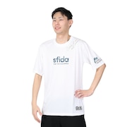 スフィーダ（SFIDA）（メンズ）サッカー フットサルウェア Challenger プラクティス半袖Tシャツ SA-23115 WHT
