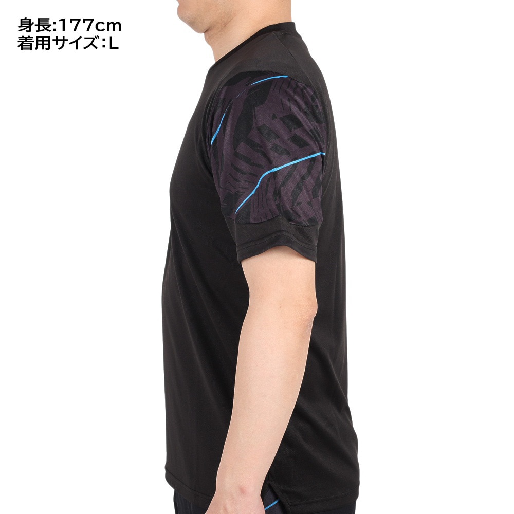 スフィーダ（SFIDA）（メンズ）サッカー フットサルウェア TEAMPresプラクティスシャツ半袖 SA-23807 BLK