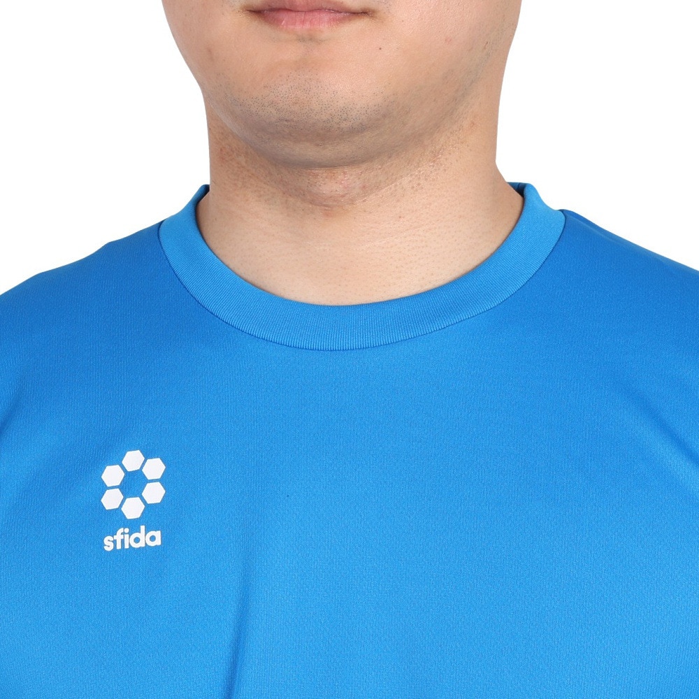 スフィーダ（SFIDA）（メンズ）サッカー フットサルウェア TEAMPresプラクティスシャツ半袖 SA-23807 BLU