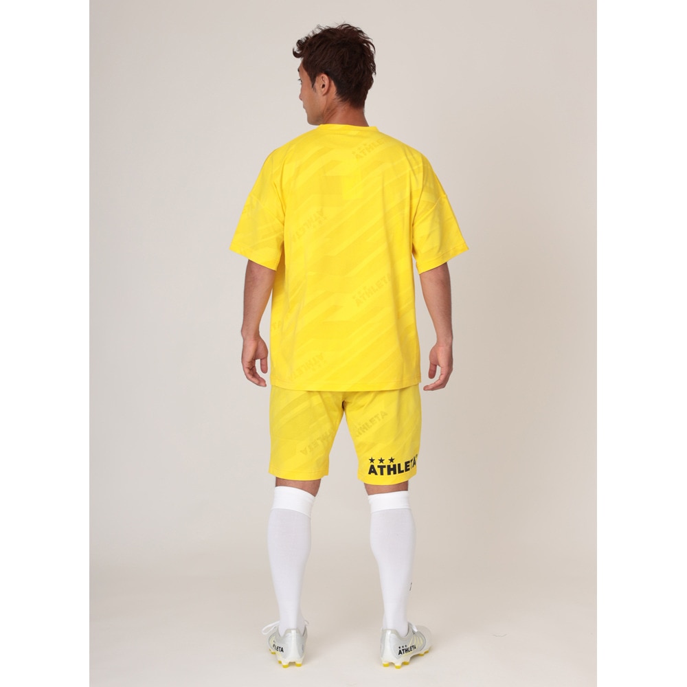 アスレタ（ATHLETA）（メンズ）サッカー フットサルウェア ジャガードスウェットシャツ 03372 YEL 速乾
