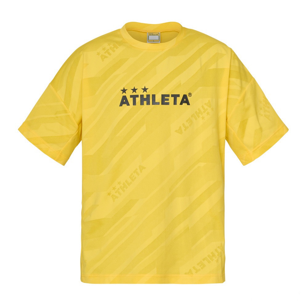 アスレタ（ATHLETA）（メンズ）サッカー フットサルウェア ジャガードスウェットシャツ 03372 YEL 速乾