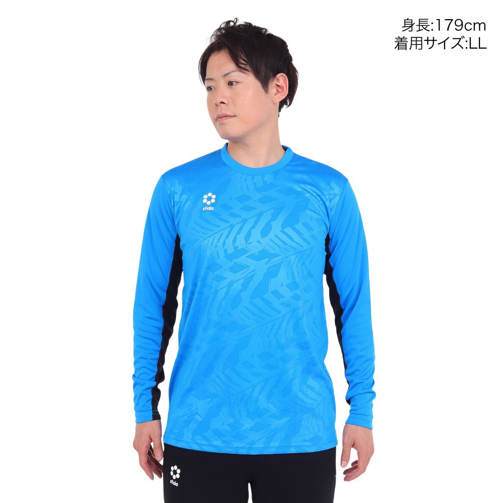 スフィーダ（SFIDA）（メンズ）サッカー フットサルウェア TEAMPres 長袖プラクティスシャツ SA-23503 BLU 速乾