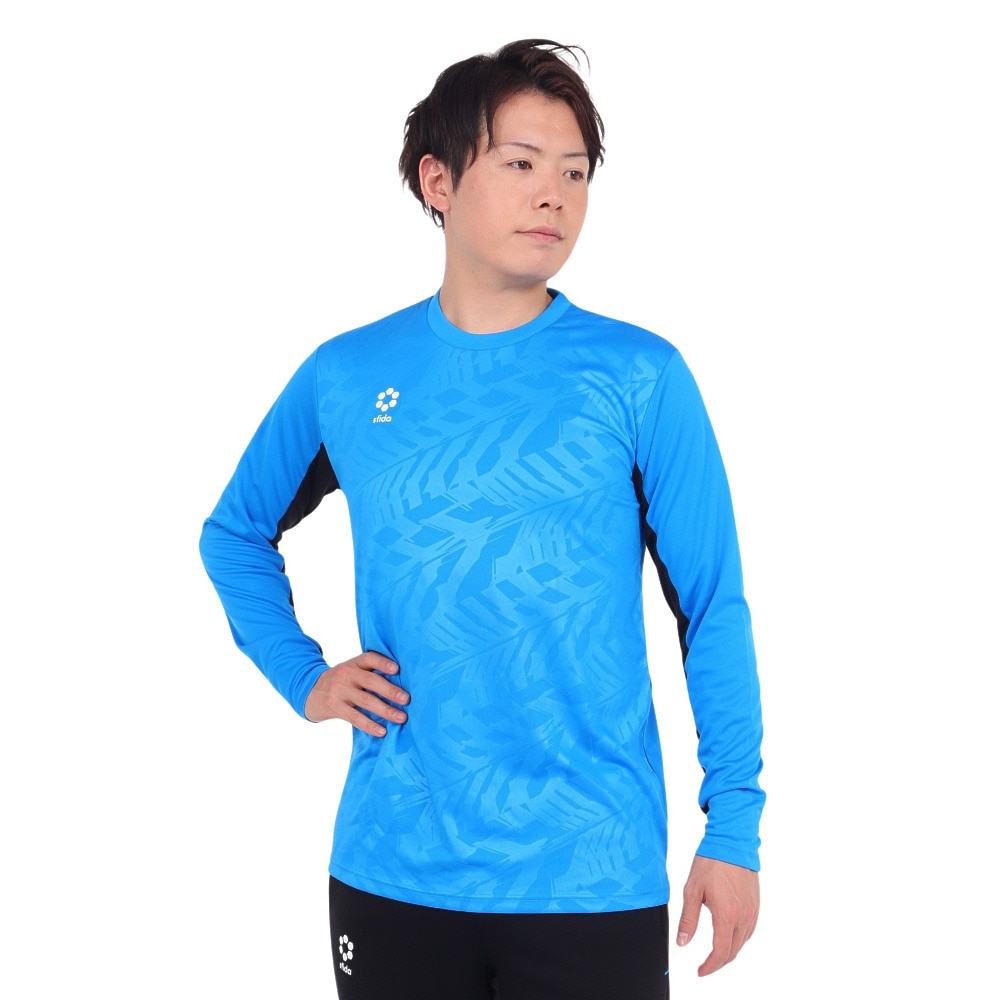 スフィーダ（SFIDA）（メンズ）サッカー フットサルウェア TEAMPres 長袖プラクティスシャツ SA-23503 BLU 速乾