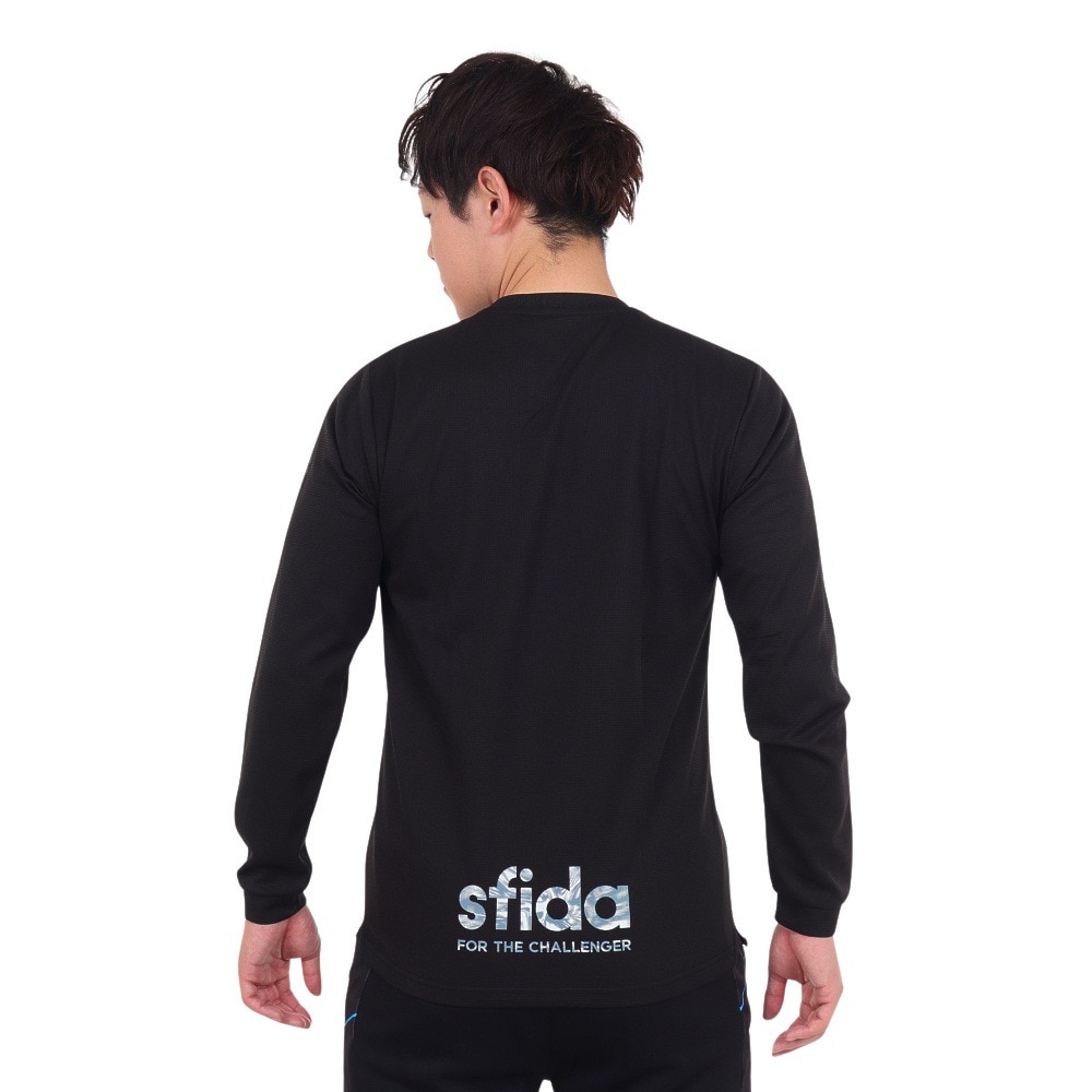 スフィーダ（SFIDA）（メンズ）サッカー フットサルウェア Challenger 長袖プラクティスシャツ SA-23511 BLK