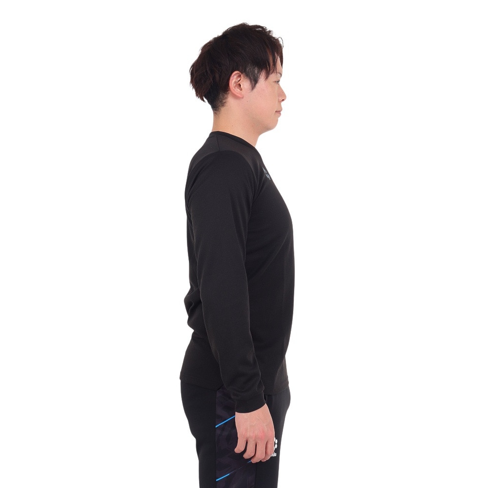 スフィーダ（SFIDA）（メンズ）サッカー フットサルウェア Challenger 長袖プラクティスシャツ SA-23511 BLK