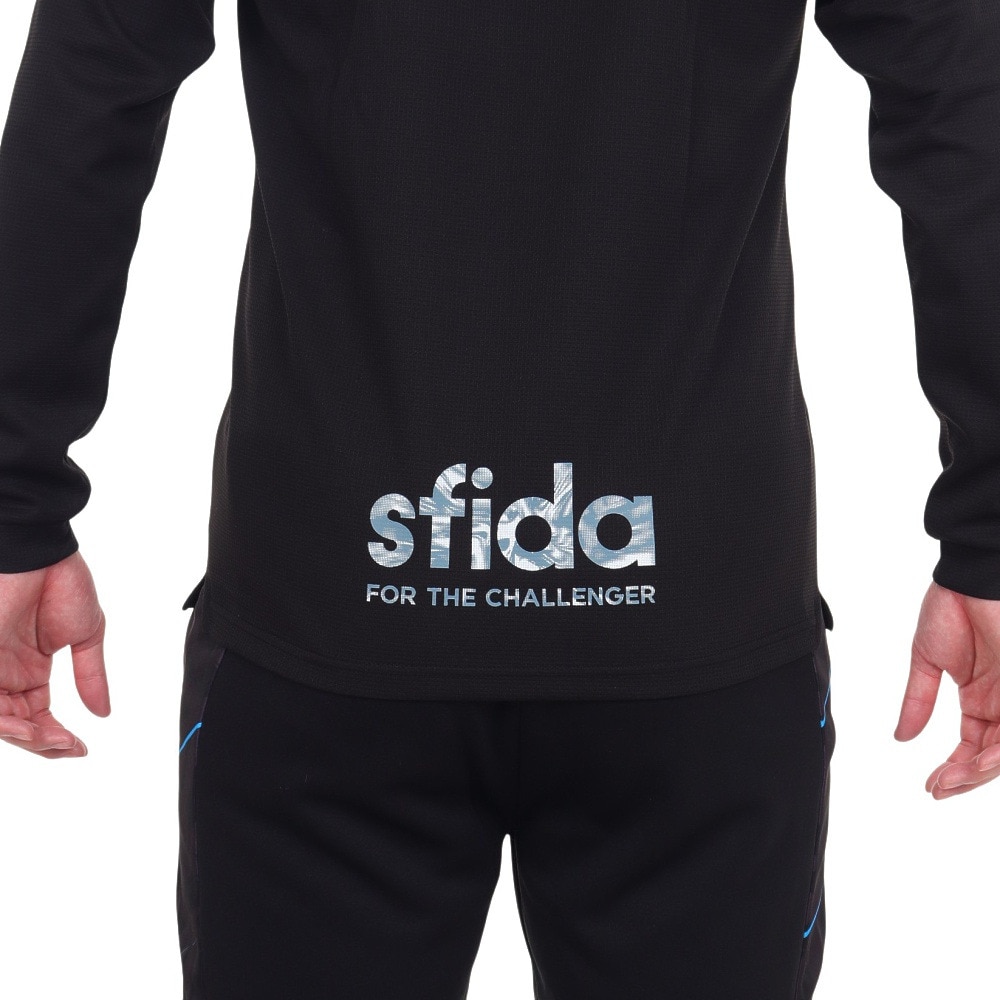 スフィーダ（SFIDA）（メンズ）サッカー フットサルウェア Challenger 長袖プラクティスシャツ SA-23511 BLK
