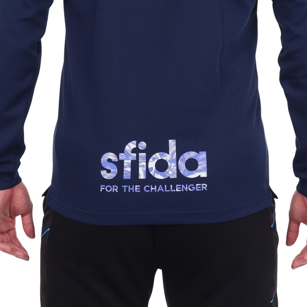 スフィーダ（SFIDA）（メンズ）サッカー フットサルウェア Challenger 長袖プラクティスシャツ SA-23511 NVY