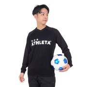 アスレタ（ATHLETA）（メンズ）サッカー フットサルウェア 長袖 プラクティスシャツ 2394 BLK