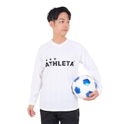(メンズ)サッカー フットサルウェア 長袖 プラクティスシャツ 2394 WHT