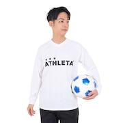 アスレタ（ATHLETA）（メンズ）サッカー フットサルウェア 長袖 プラクティスシャツ 2394 WHT