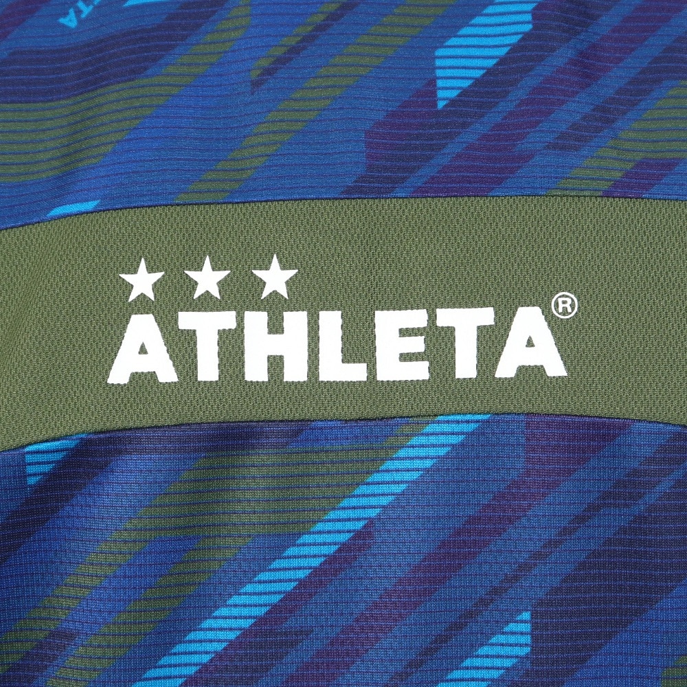 アスレタ（ATHLETA）（メンズ）サッカー フットサルウェア グラフィックプラクティスシャツ 2395 NVY