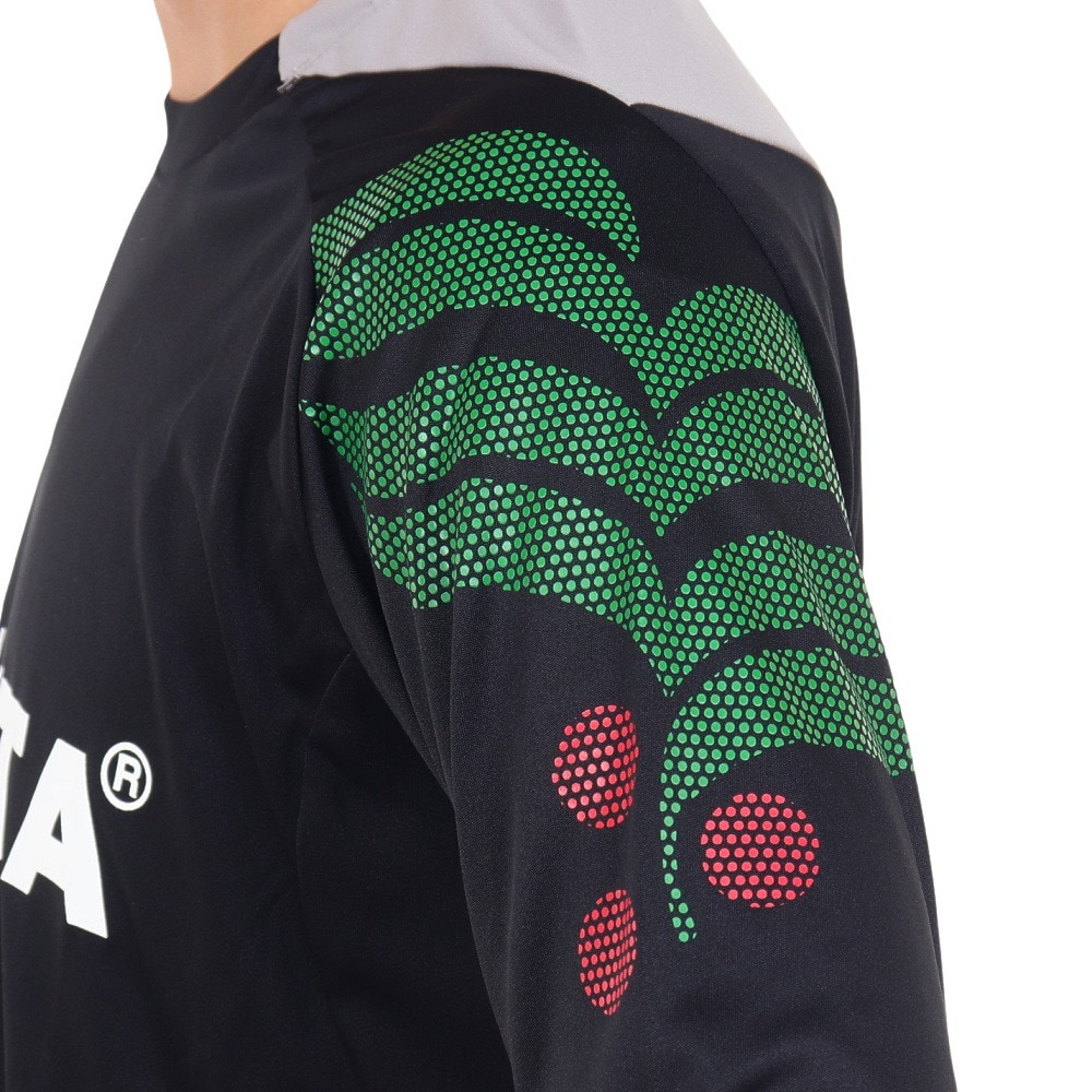 アスレタ（ATHLETA）（メンズ）サッカー フットサルウェア 長袖プラクティスシャツ XE-449 BLK