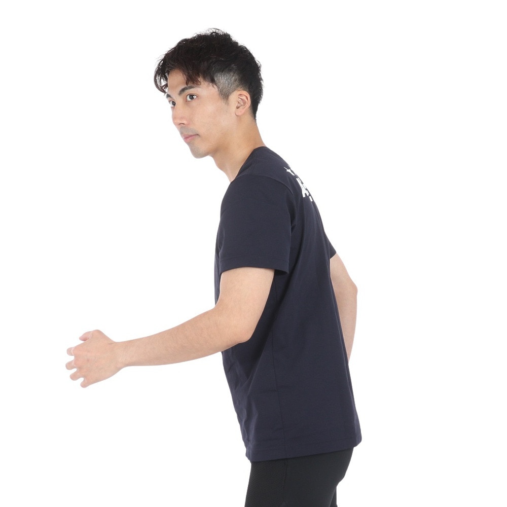 アスレタ（ATHLETA）（メンズ）サッカー フットサルウェア ロゴプラクティスTシャツ 18016 NVY 速乾