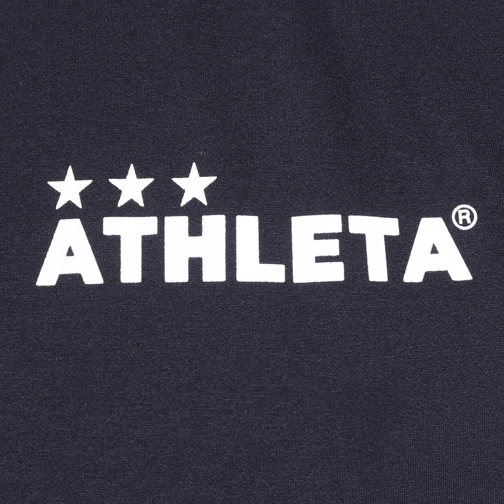 アスレタ（ATHLETA）（メンズ）サッカー フットサルウェア ロゴプラクティスTシャツ 18016 NVY 速乾