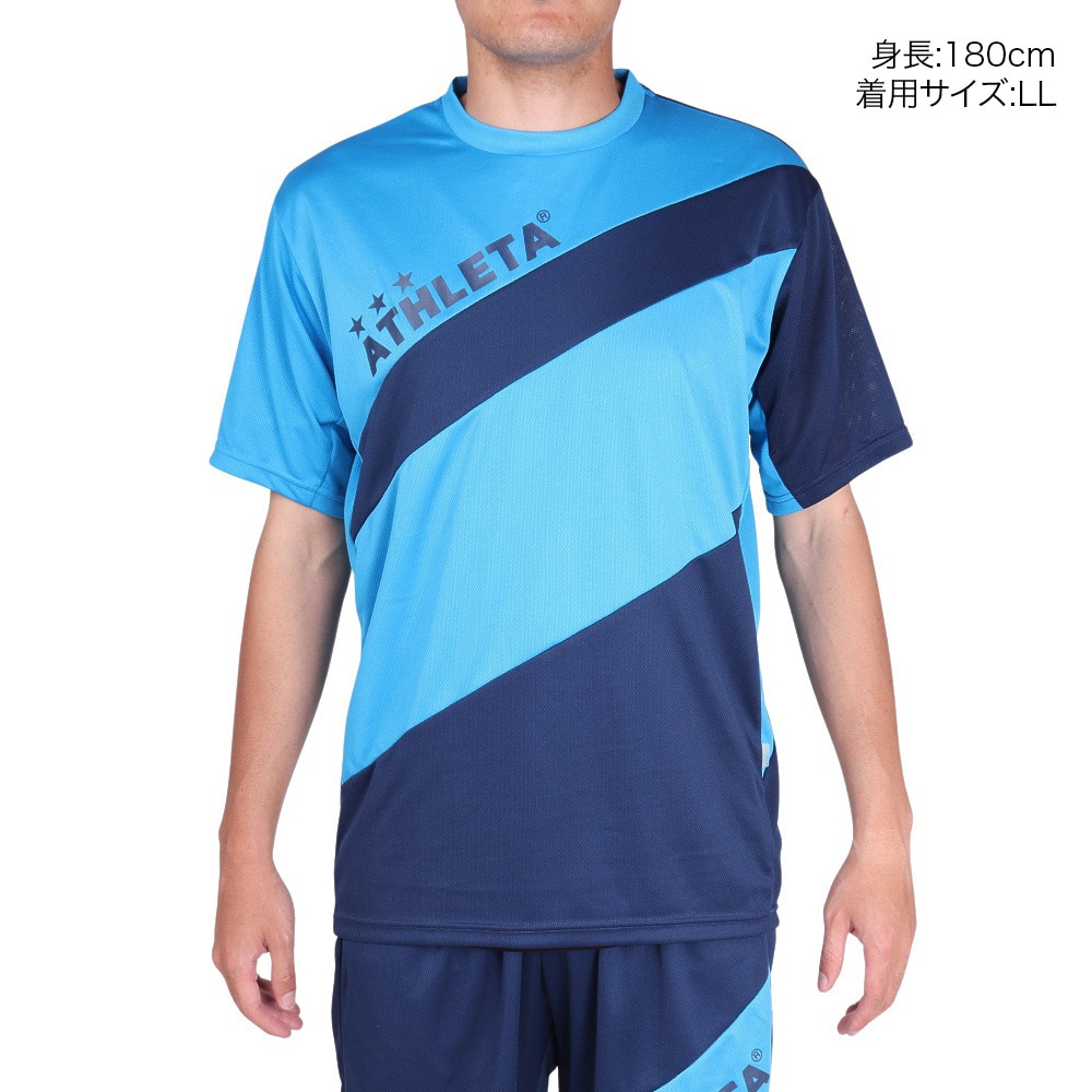 アスレタ（ATHLETA）（メンズ）サッカー フットサルウェア プラクティス 上下セット 2405 FSA/NVY