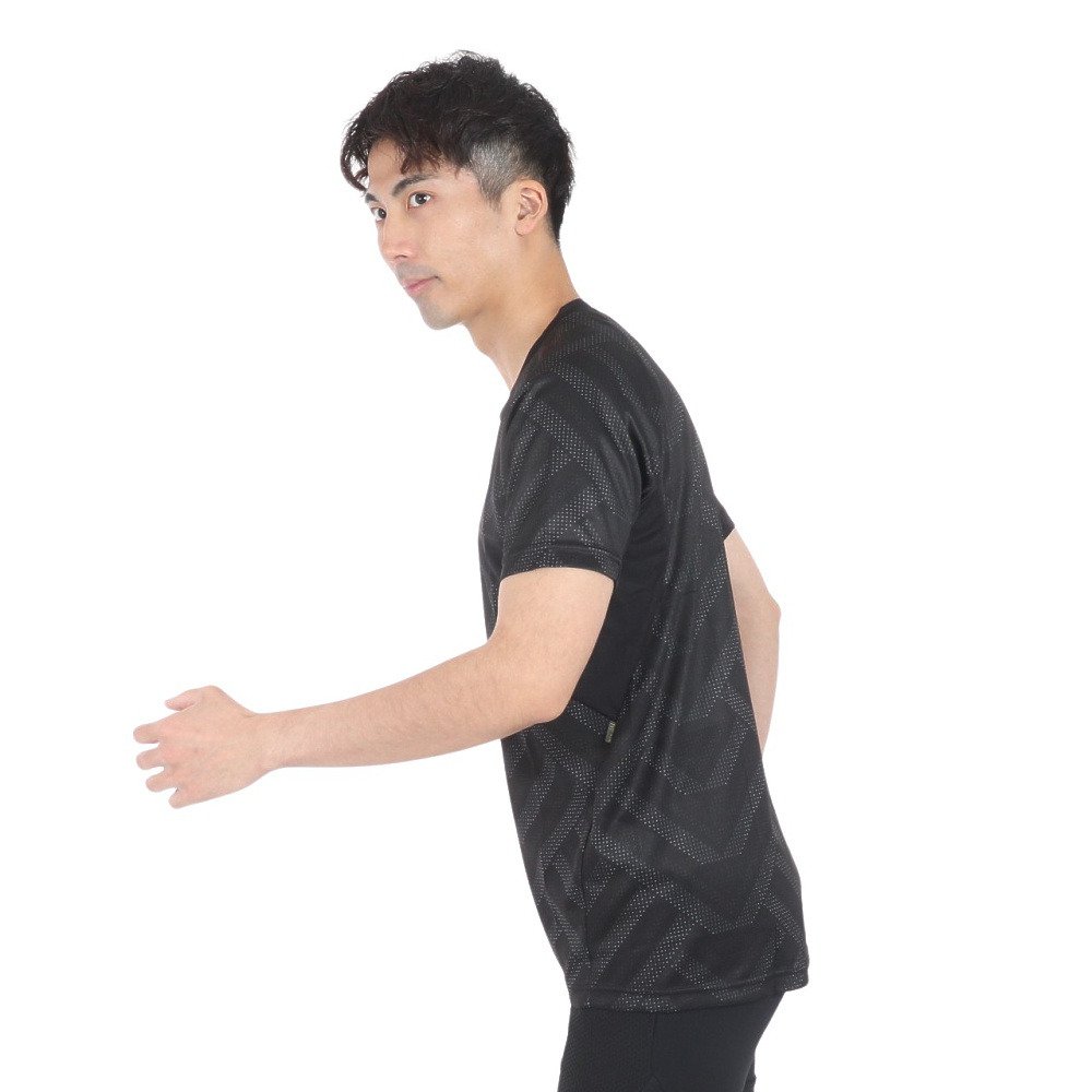 アスレタ（ATHLETA）（メンズ）サッカー フットサルウェア グラフィックプラクティスシャツ 2406 BLK