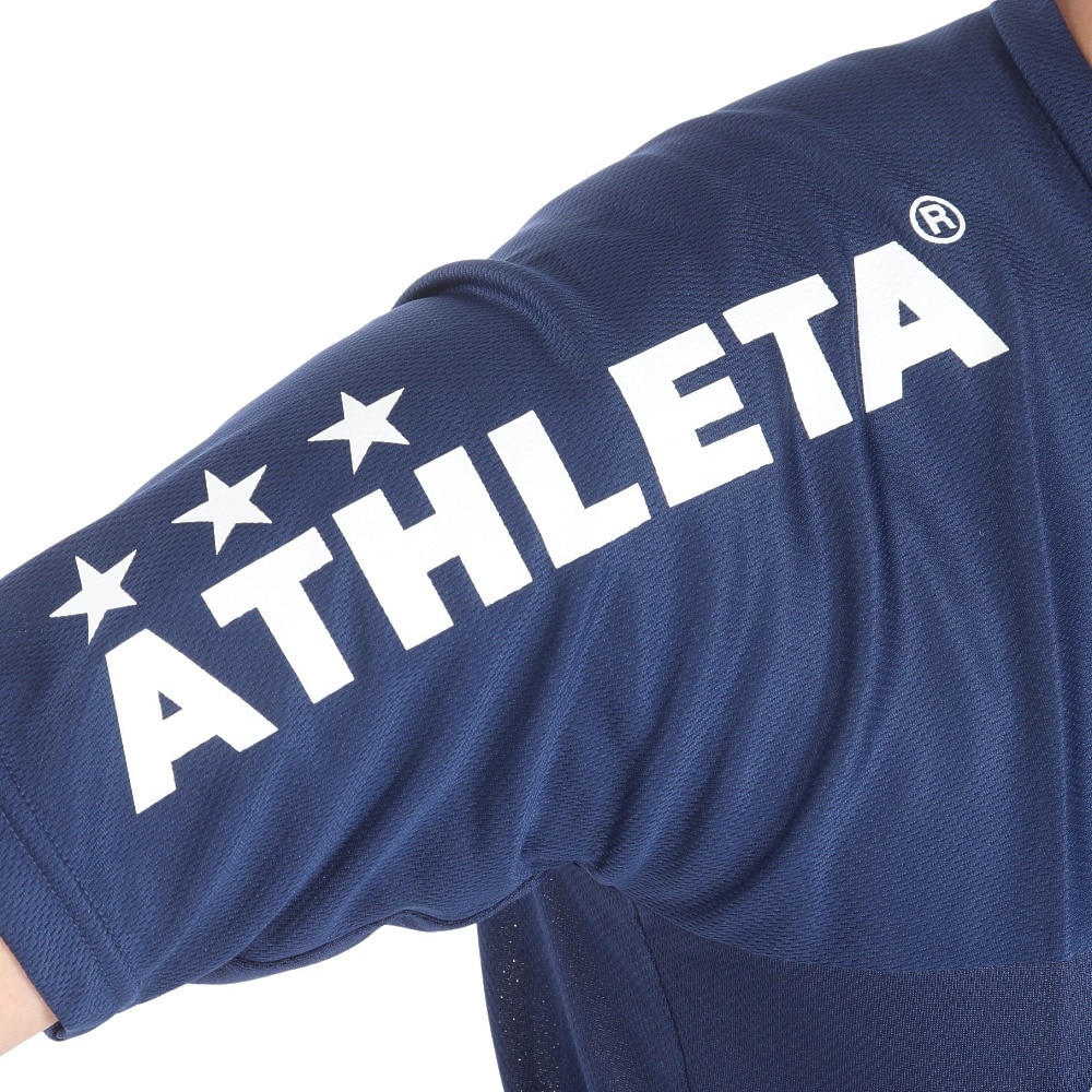 アスレタ（ATHLETA）（メンズ）サッカー フットサルウェア グラフィックプラクティスシャツ 2406 NVY