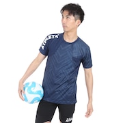 (メンズ)サッカー フットサルウェア グラフィックプラクティスシャツ 2406 NVY