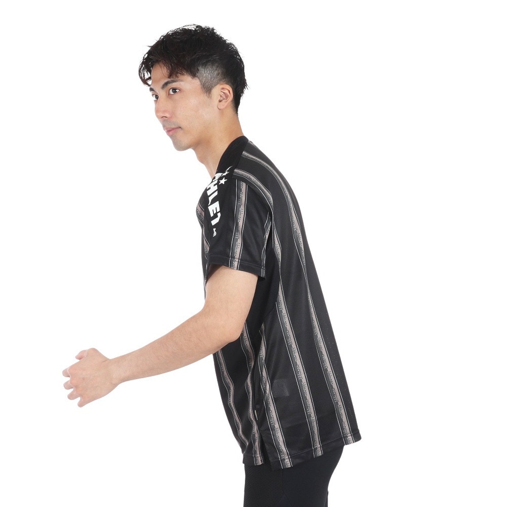 アスレタ（ATHLETA）（メンズ）サッカー フットサルウェア ストライププラクティスシャツ 2408 BLK