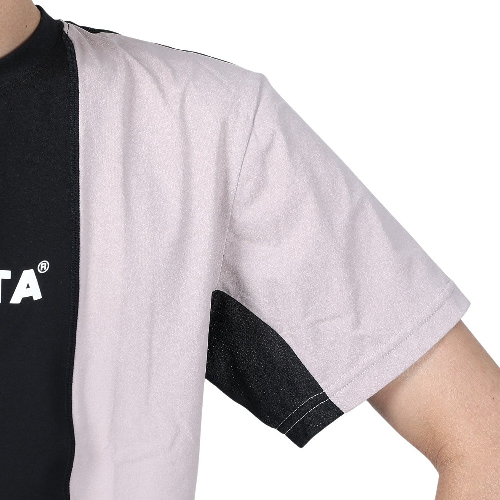 アスレタ（ATHLETA）（メンズ）サッカー フットサルウェア プラクティスTシャツ 3386 BLK/BEG