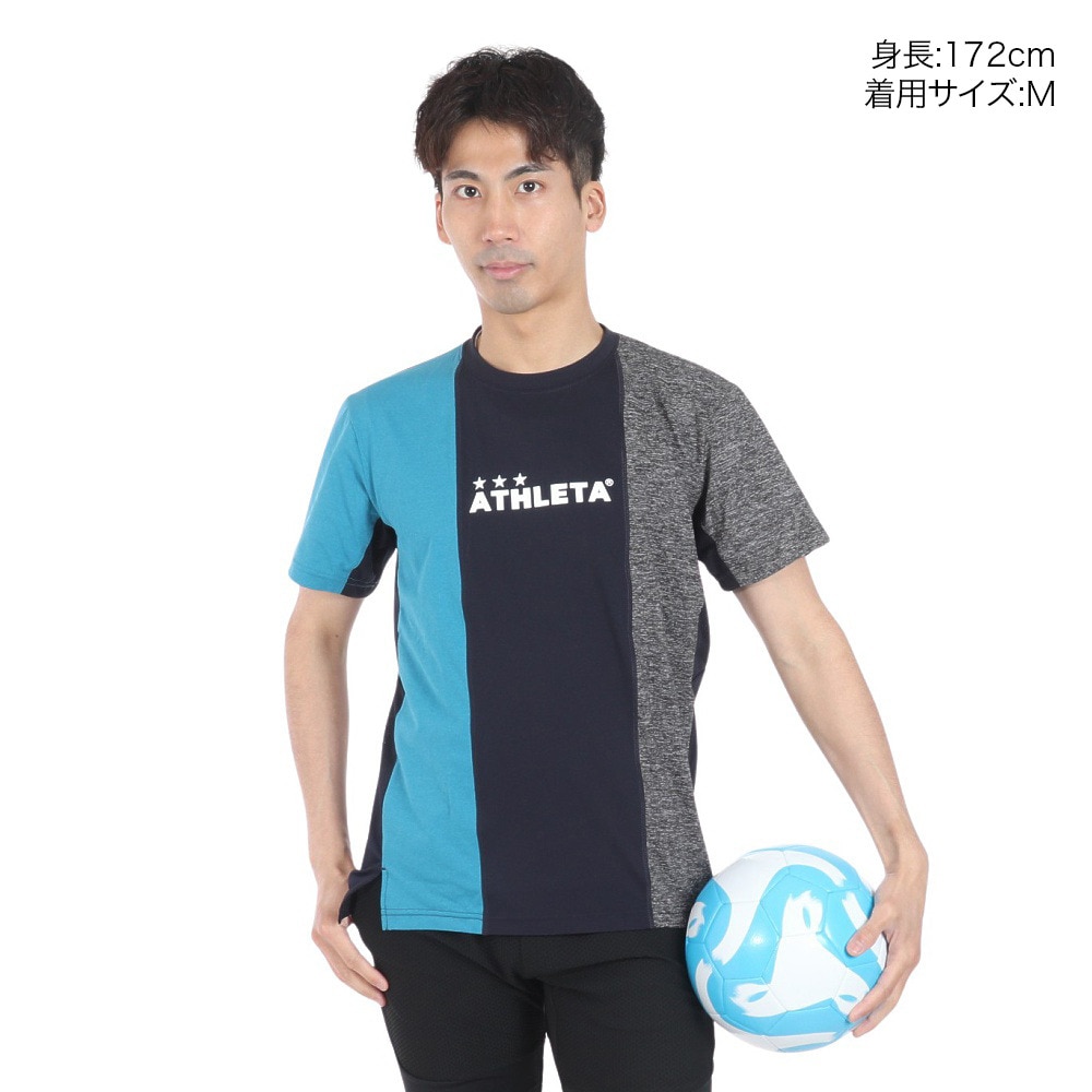 アスレタ（ATHLETA）（メンズ）サッカー フットサルウェア プラクティスTシャツ 3386 NVY