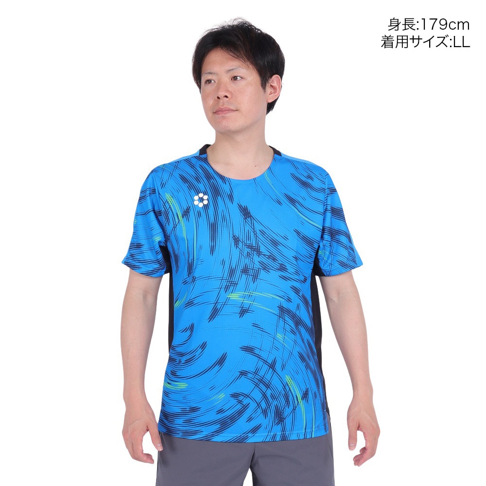 スフィーダ（SFIDA）（メンズ、レディース）サッカー フットサルウェア TEAMPres プラクティスシャツ 半袖 SA-24805 BLU/NVY 速乾
