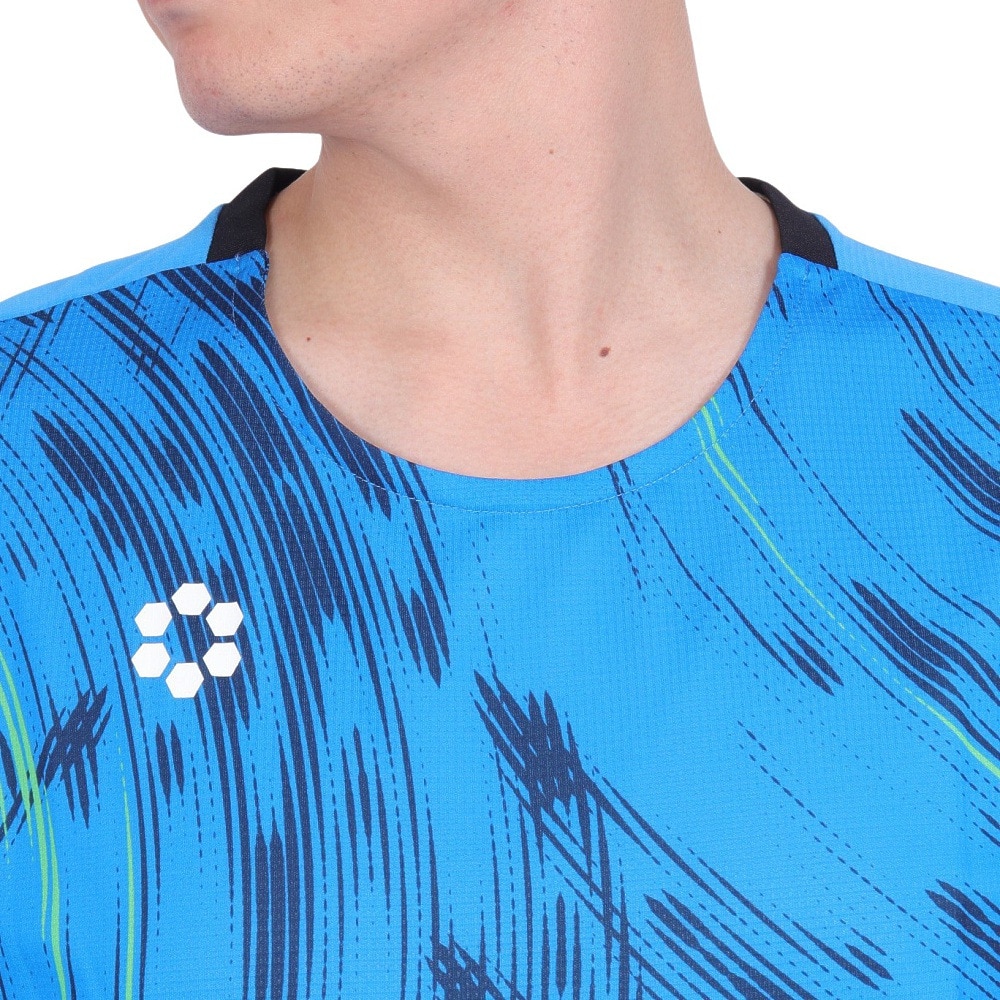 スフィーダ（SFIDA）（メンズ、レディース）サッカー フットサルウェア TEAMPres プラクティスシャツ 半袖 SA-24805 BLU/NVY 速乾