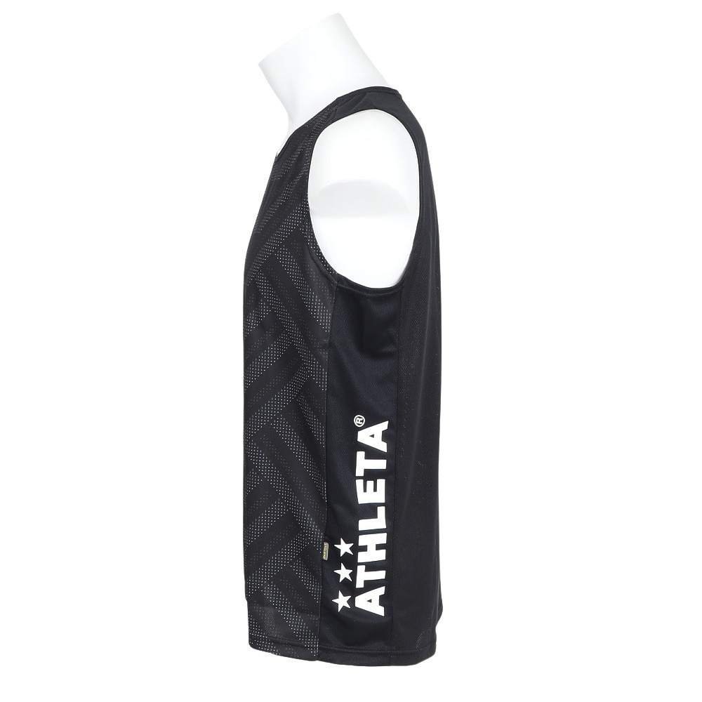 アスレタ（ATHLETA）（メンズ）サッカー フットサルウェア ノースリーブプラクティスシャツ 1099 BLK