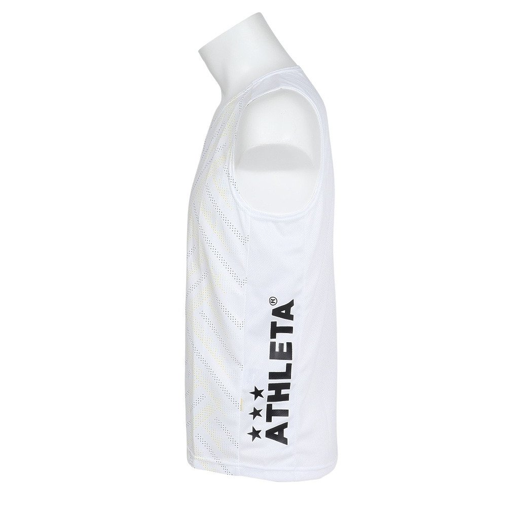 アスレタ（ATHLETA）（メンズ）サッカー フットサルウェア ノースリーブプラクティスシャツ 1099 WHT