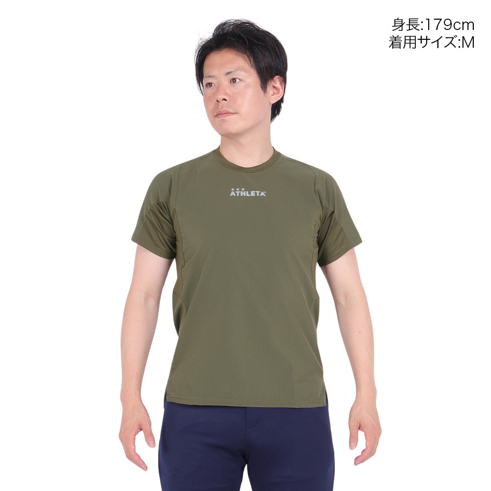 アスレタ（ATHLETA）（メンズ）サッカー フットサルウェア ライトプラシャツ REI-1171 KHK 速乾