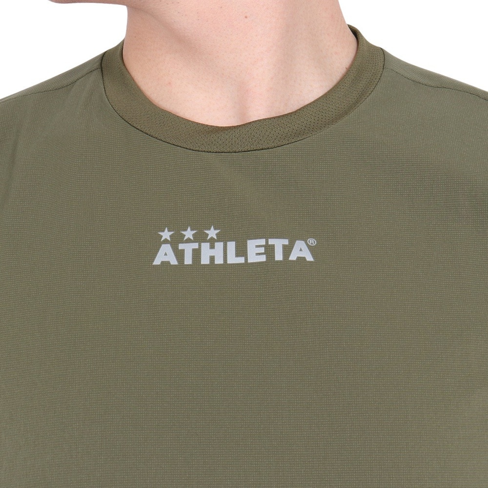 アスレタ（ATHLETA）（メンズ）サッカー フットサルウェア ライトプラシャツ REI-1171 KHK 速乾