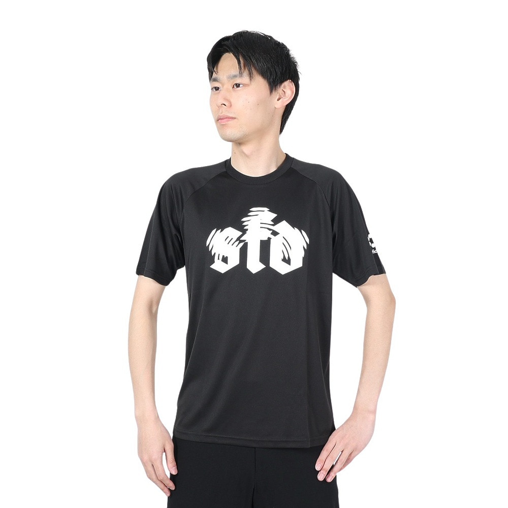 スフィーダ（SFIDA）（メンズ）サッカー フットサルウェア BPプラクティスシャツ 半袖 SA-21817 BLK