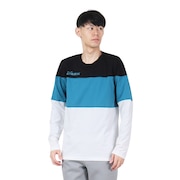 (メンズ)サッカー フットサルウェア カラーブロックプラ 長袖Tシャツ 3388