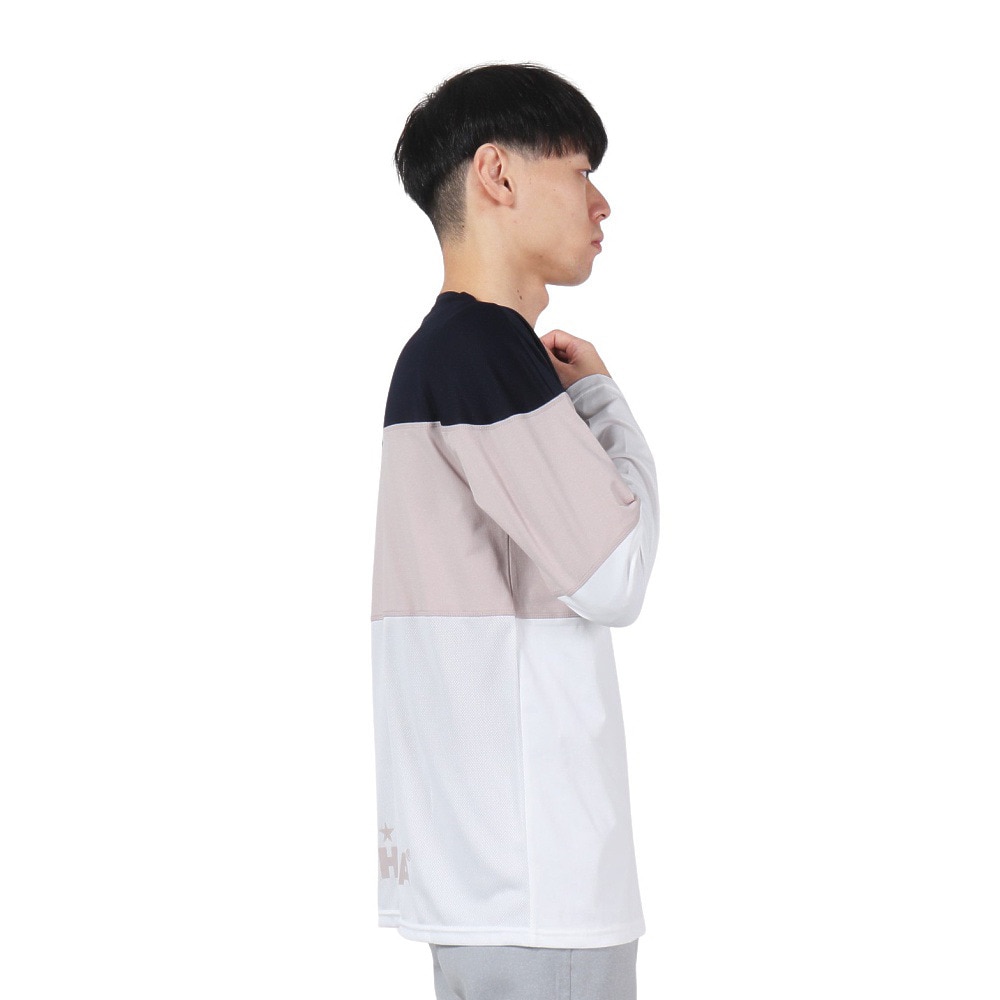 アスレタ（ATHLETA）（メンズ）サッカー フットサルウェア カラーブロックプラ 長袖Tシャツ 3388 GPN