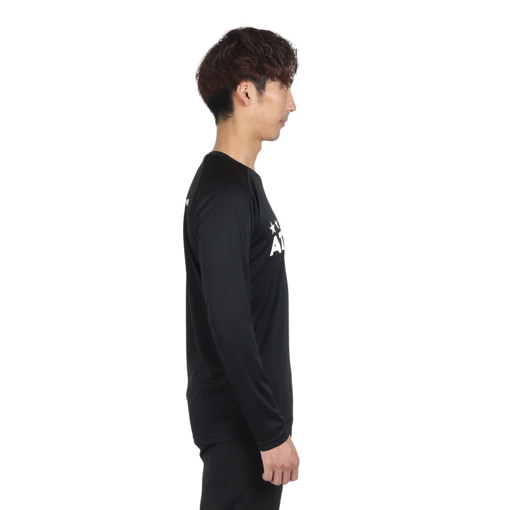アスレタ（ATHLETA）（メンズ）サッカー フットサルウェア ロング プラクティス Tシャツ XE-456 BLK