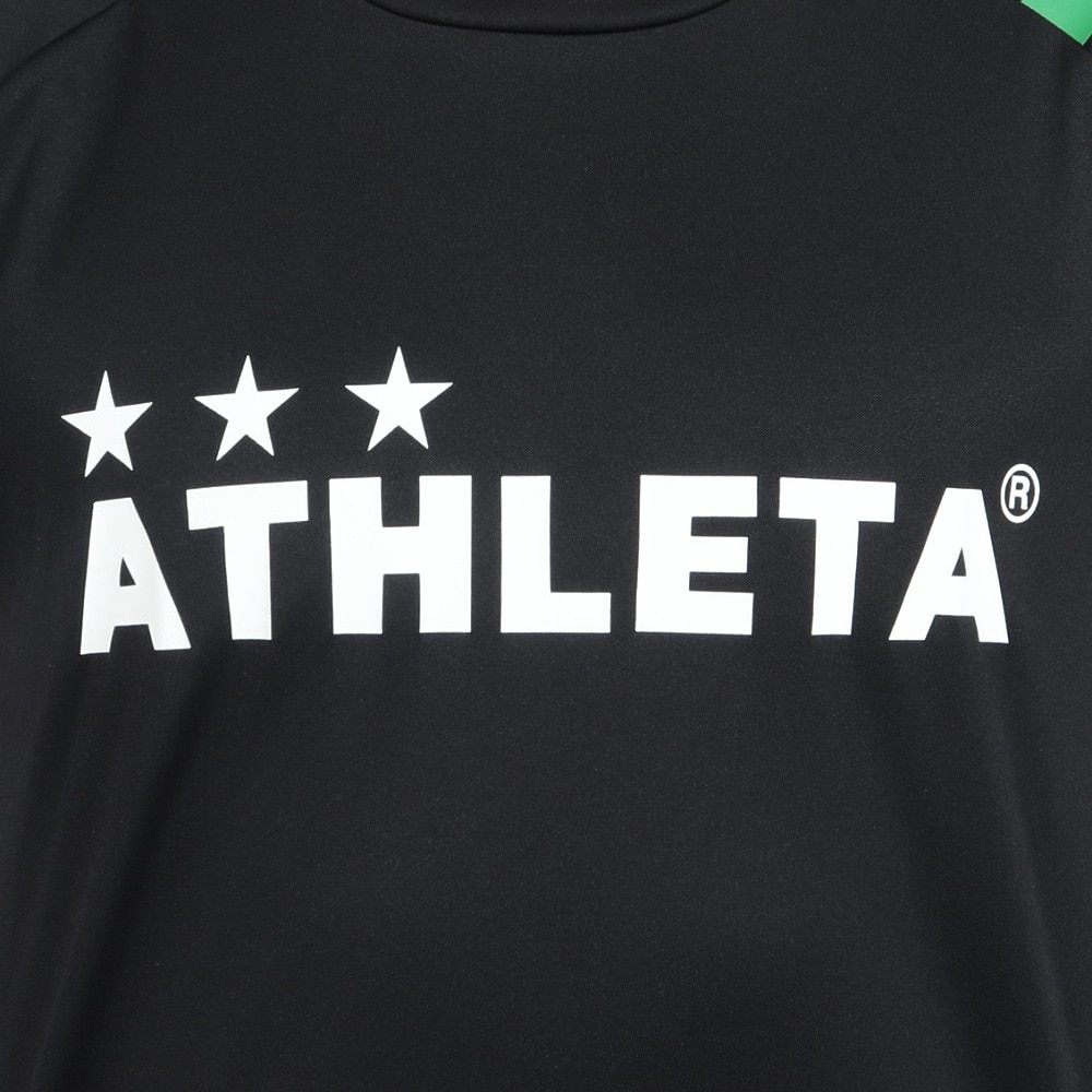 アスレタ（ATHLETA）（メンズ）サッカー フットサルウェア ロング プラクティス Tシャツ XE-456 BLK