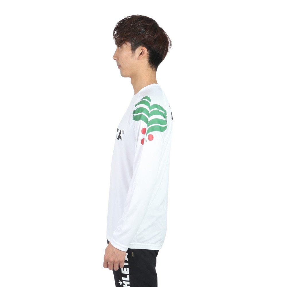 アスレタ（ATHLETA）（メンズ）サッカー フットサルウェア ロング プラクティス Tシャツ XE-456 WHT