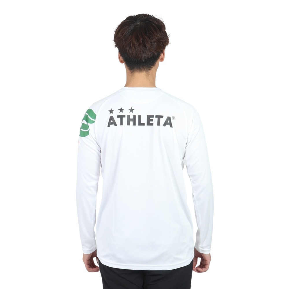 アスレタ（ATHLETA）（メンズ）サッカー フットサルウェア ロング プラクティス Tシャツ XE-456 WHT