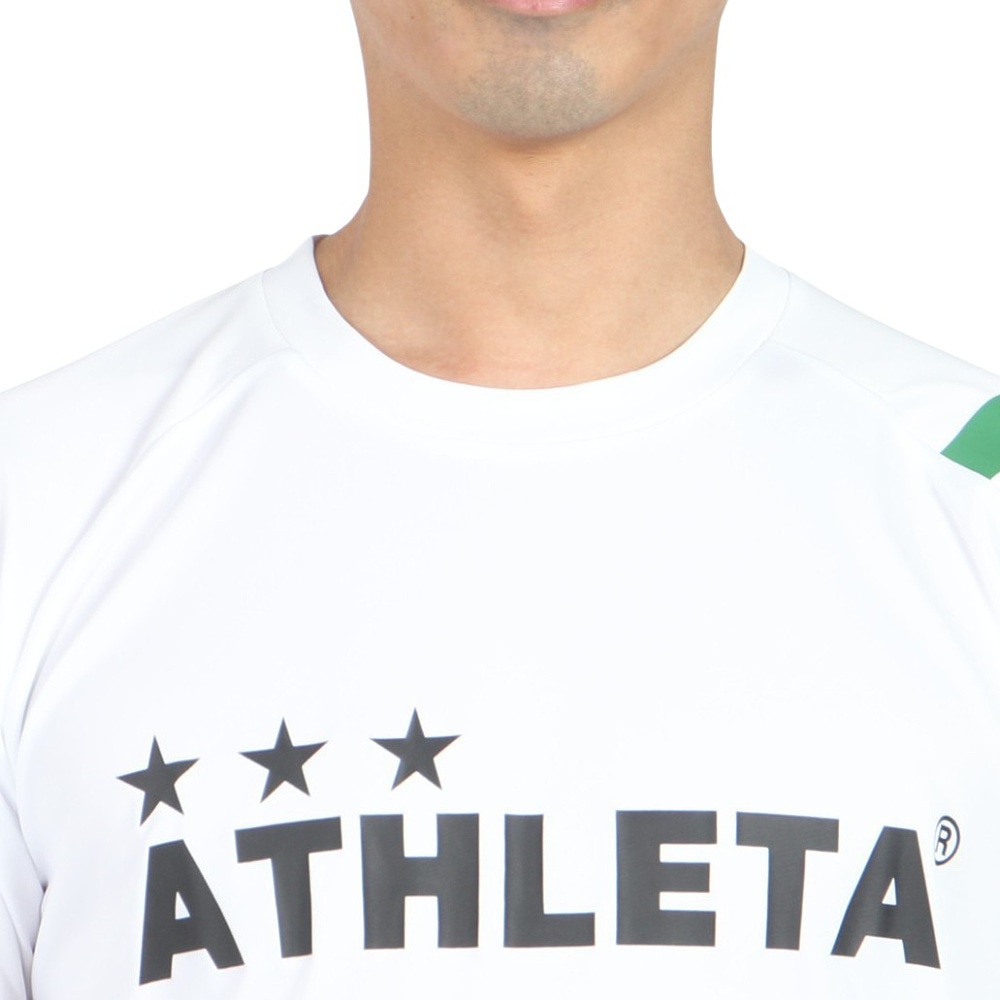 アスレタ（ATHLETA）（メンズ）サッカー フットサルウェア ロング プラクティス Tシャツ XE-456 WHT