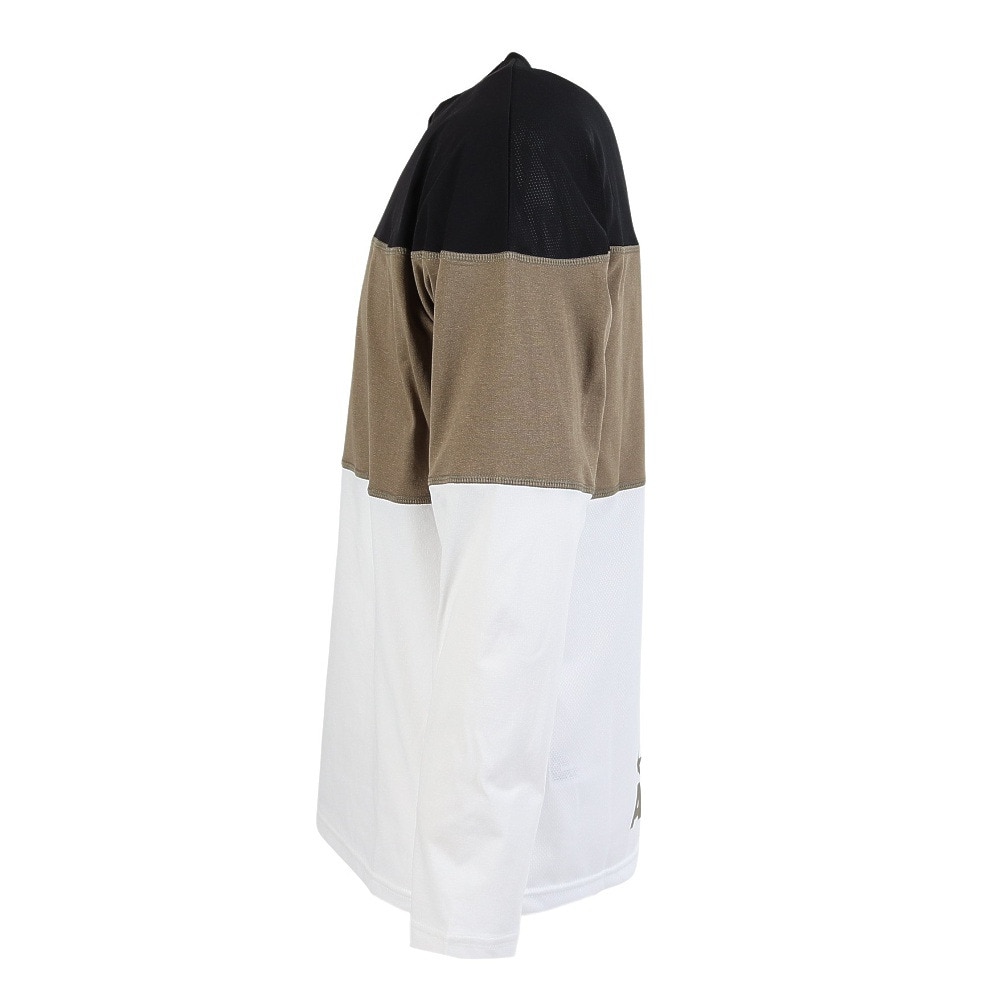 アスレタ（ATHLETA）（メンズ）サッカー フットサルウェア カラーブロックプラクティスロングスリーブTシャツ 3388 BEG