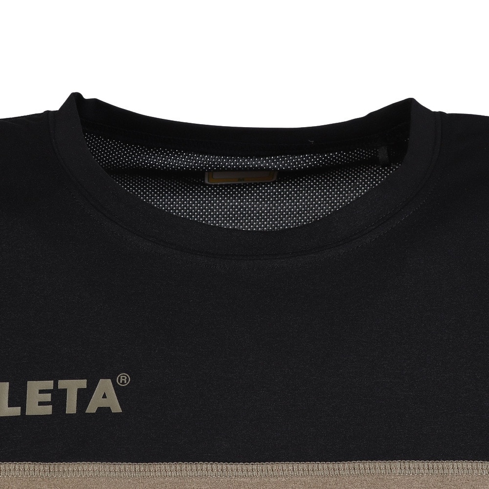 アスレタ（ATHLETA）（メンズ）サッカー フットサルウェア カラーブロックプラクティスロングスリーブTシャツ 3388 BEG