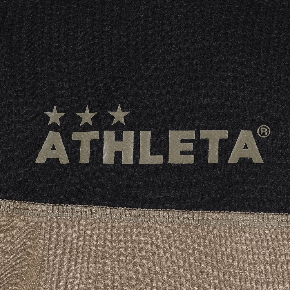 アスレタ（ATHLETA）（メンズ）サッカー フットサルウェア カラーブロックプラクティスロングスリーブTシャツ 3388 BEG