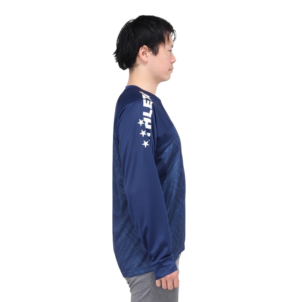 アスレタ（ATHLETA）（メンズ）サッカー フットサルウェア グラフィックプラシャツ 2409 NVY