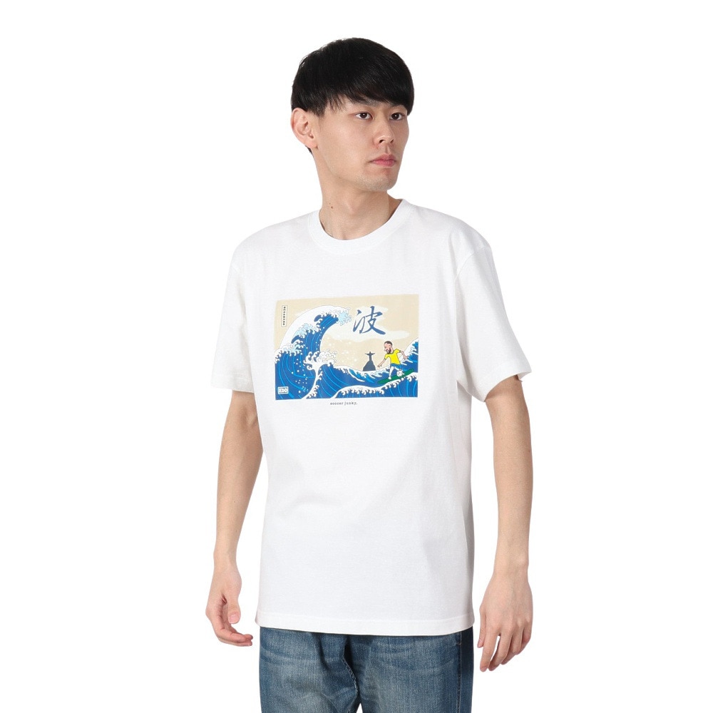 サッカージャンキー（soccer junky）（メンズ）サッカー フットサルウェア 波 半袖Tシャツ SJ24C69-01