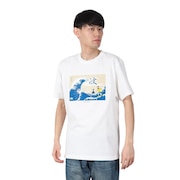 (メンズ)サッカー フットサルウェア 波 半袖Tシャツ SJ24C69-01