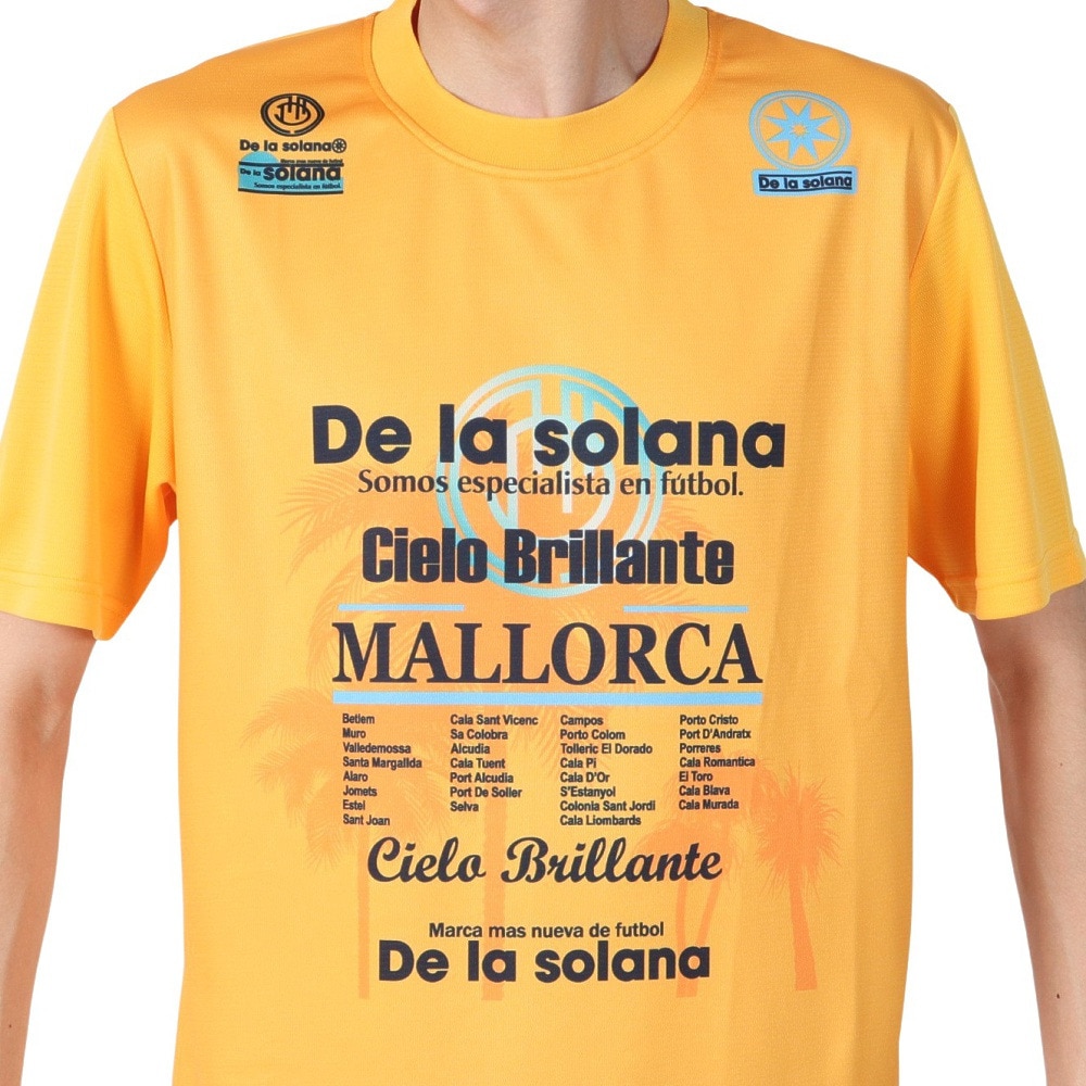 デラソナーラ（De La Solana）（メンズ、レディース）サッカー フットサルウェア Poly Tシャツ DS24S10-248