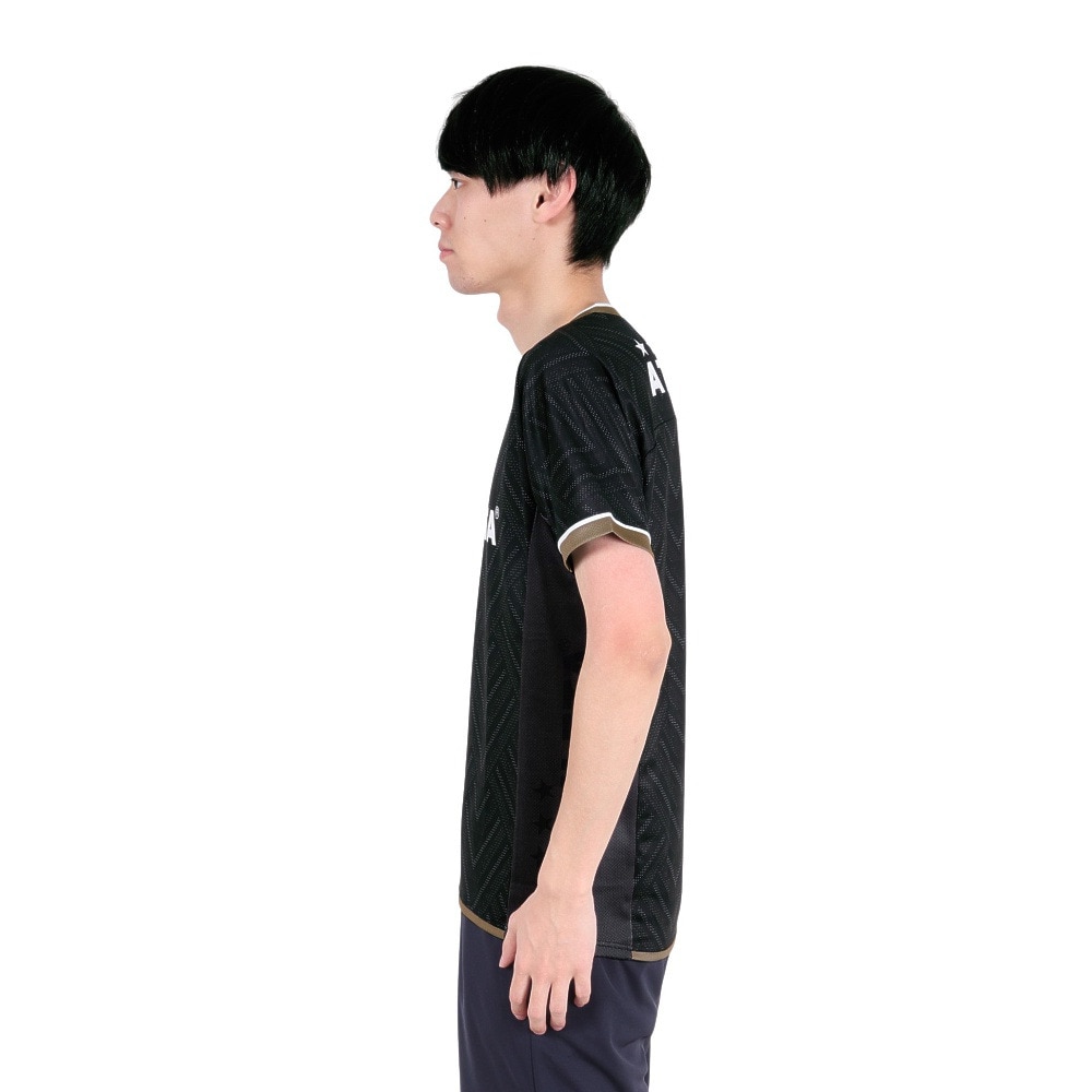 アスレタ（ATHLETA）（メンズ）サッカー フットサルウェア グラフィックプラクティスシャツ 2417 BLK