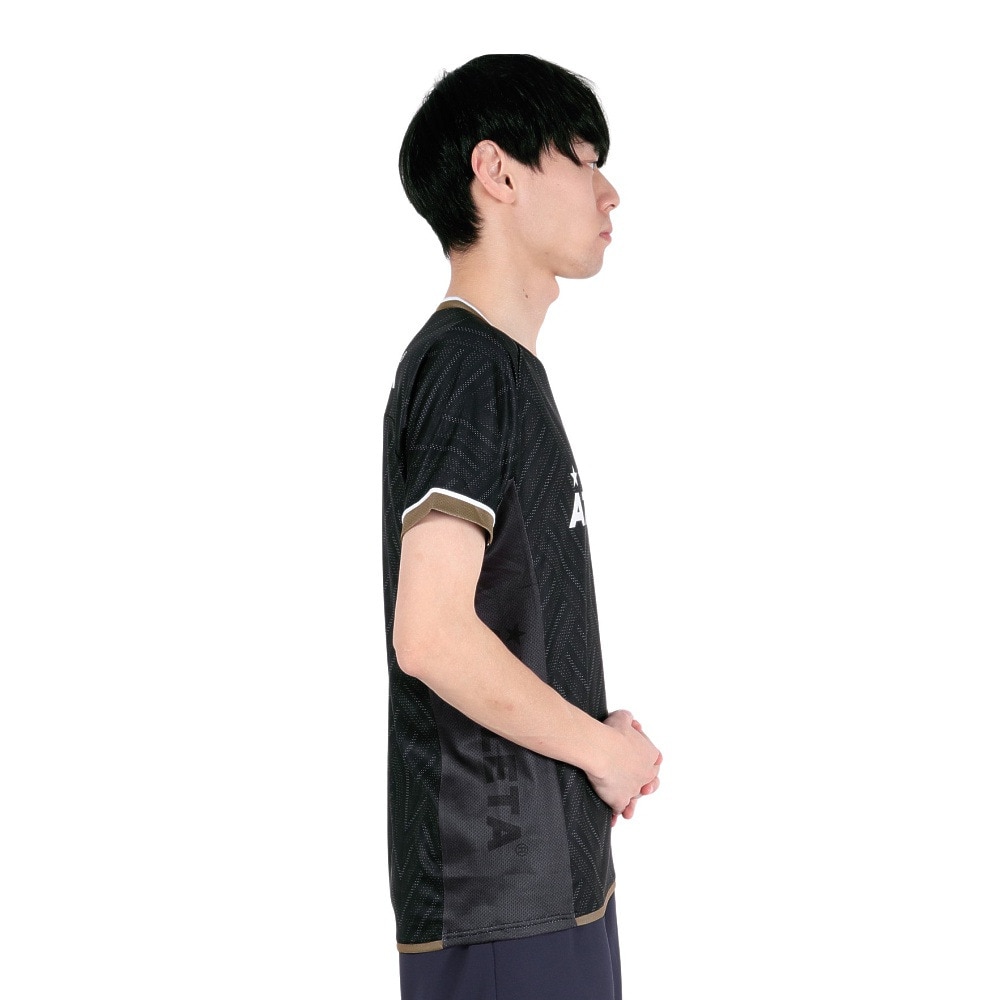 アスレタ（ATHLETA）（メンズ）サッカー フットサルウェア グラフィックプラクティスシャツ 2417 BLK