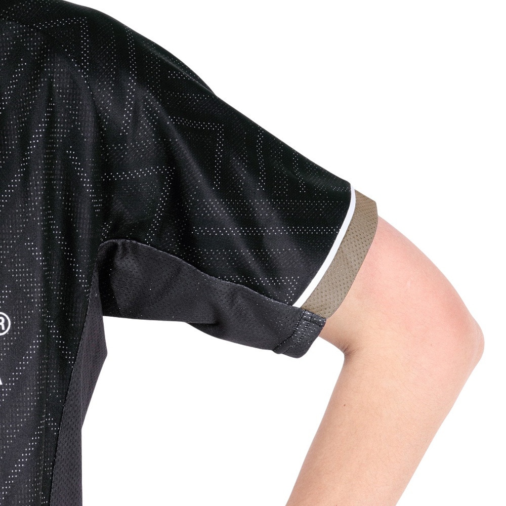 アスレタ（ATHLETA）（メンズ）サッカー フットサルウェア グラフィックプラクティスシャツ 2417 BLK